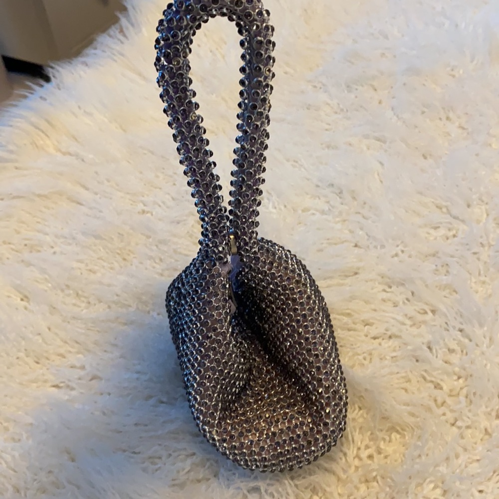 Cache Silver Sequin Wristlet Can Be Styled 2 Ways - image 3